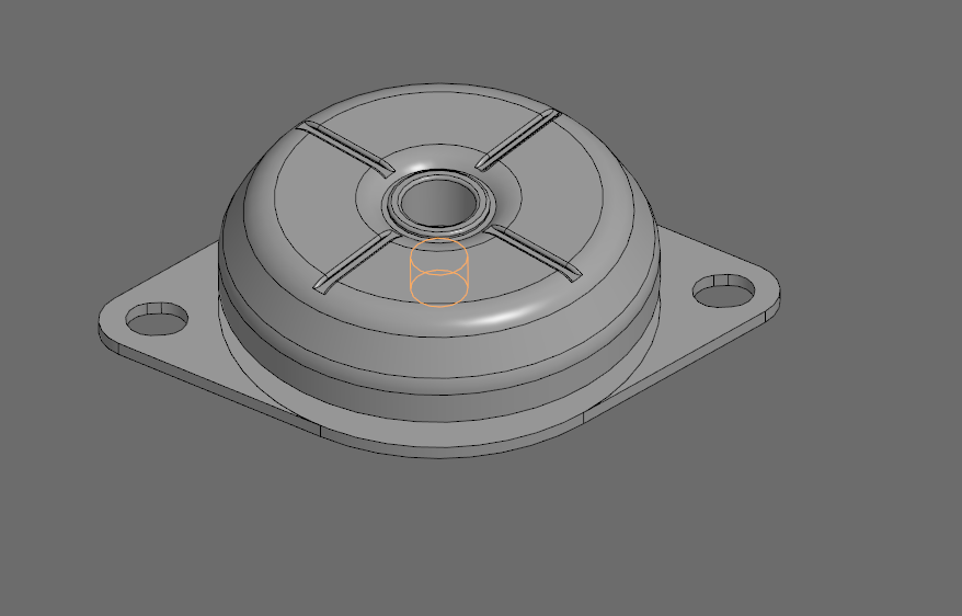 3D модель Резино-металлическая антивибрационная опора типа BSB 125 B50 М16