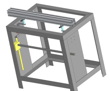 3D модель Стол с подъемным механизмом 1000х1300х625