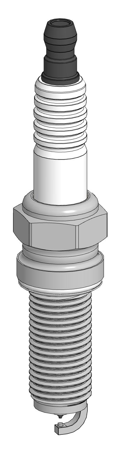 3D модель Свеча зажигания