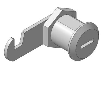 3D модель Замок почтовый (мебельный) Palladium ML-20