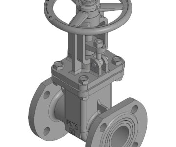 3D модель 3D модель задвижки 30с41нж Ду50 Ру16 фланец