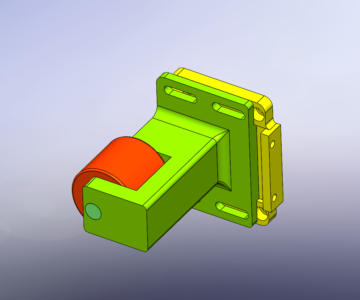 3D модель Боковая опора конвейера