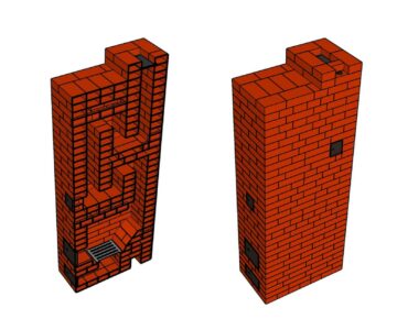 3D модель Печь отопительная В.И.Стержнева (ПТОУ-2500)