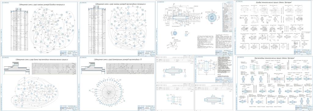 Чертеж Разработка перспективного технологического процесса изготовления детали «Шестерня»