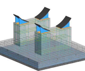 3D модель Фундамент ёмкости для топлива 3 х 3.5 метра