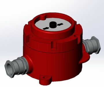 3D модель Извещатель пожарный ручной взрывозащищенный ИП 512-451.5-А-Горизонт-МК