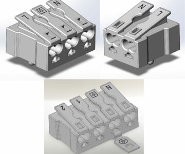 3D модель Клеммы IEK UKZ 2P, 3P, 4P