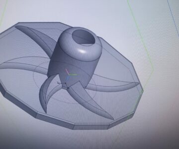 3D модель Крыльчатка кофемашины