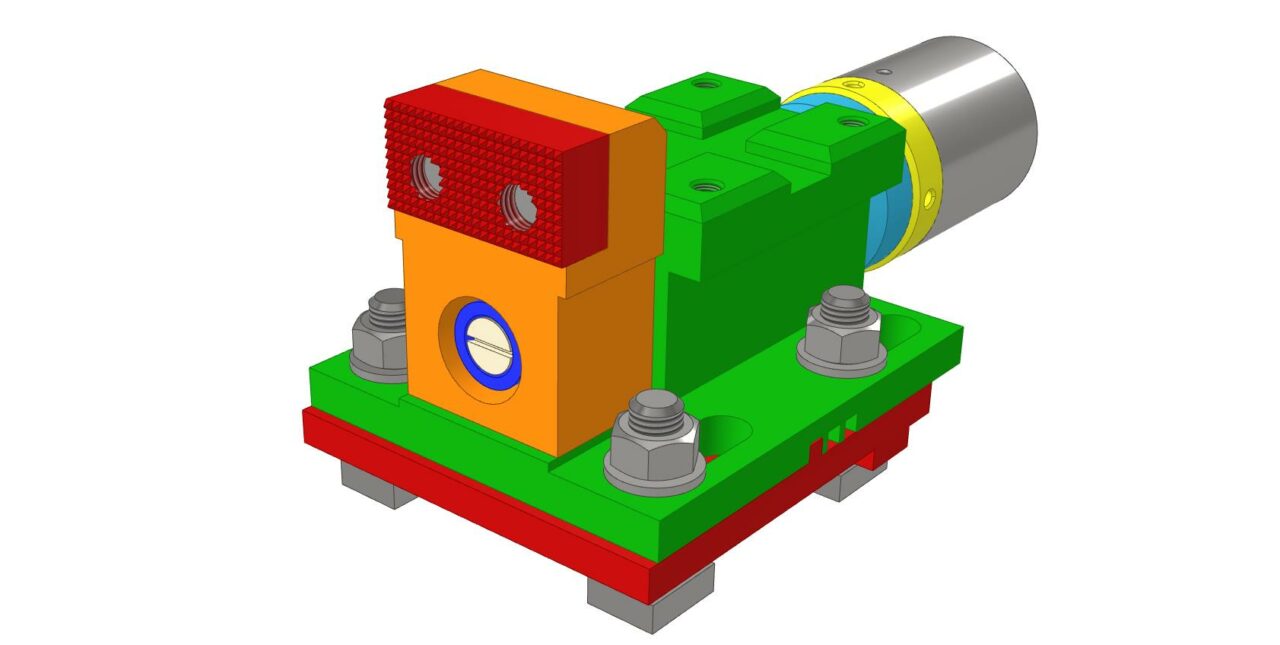 3D модель Зажим гидравлический МЧ00.04.00.00 в Inventor 2021