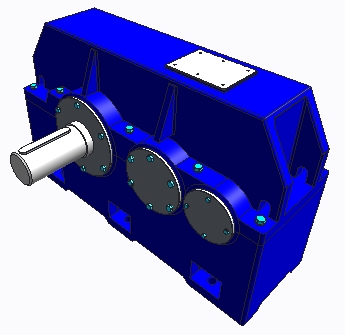 3D модель Редуктор Ц2У-315Н