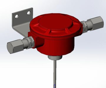 3D модель Извещатель пожарный тепловой максимально-дифференциальный адресный С2000-Спектрон-101-Т-Р