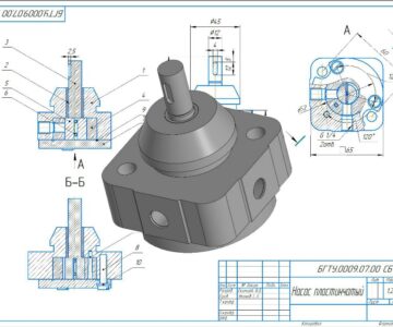 3D модель Насос пластинчатый для смазки С12-52