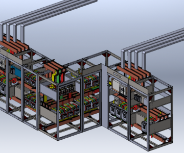 3D модель Линия ЩО на 5000 А