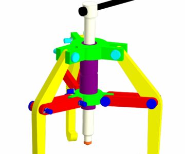 3D модель Съемник 3-х лапый d150-250 мм