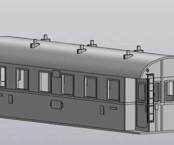 3D модель Вагон в масштабе 1:87