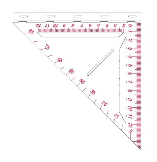 Чертеж Угольник Свенсона 150мм