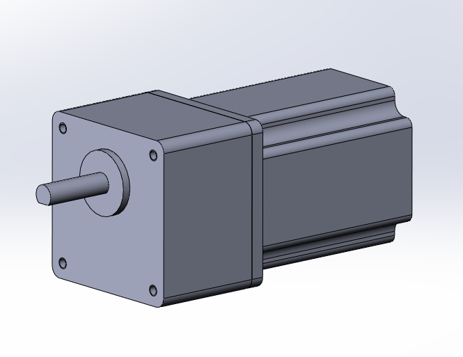 3D модель Двигатель шаговый с редуктором PL57GH76-20D8