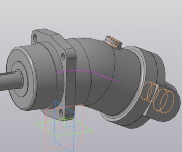 3D модель Гидромотор 210.12