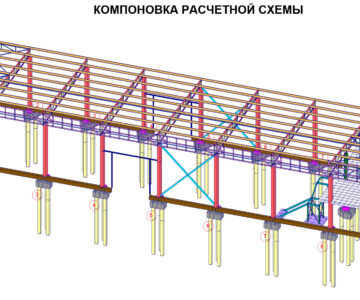 3D модель Автокомплекс 48х12м