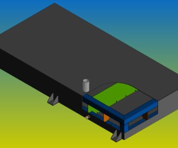 3D модель Бак несущий 0,849 м3