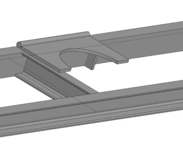 3D модель Балка опорная