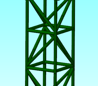 3D модель Макет пограничной вышки H=5м