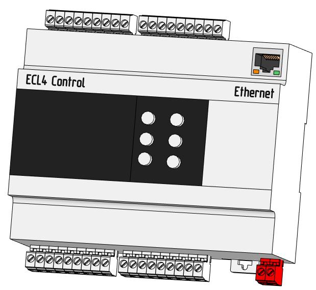 3D модель Контроллер Ridan ECL4 Control 368R