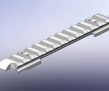 3D модель 3D модель переходной планки для карабина Steyr Mannlicher SSG 69 PII