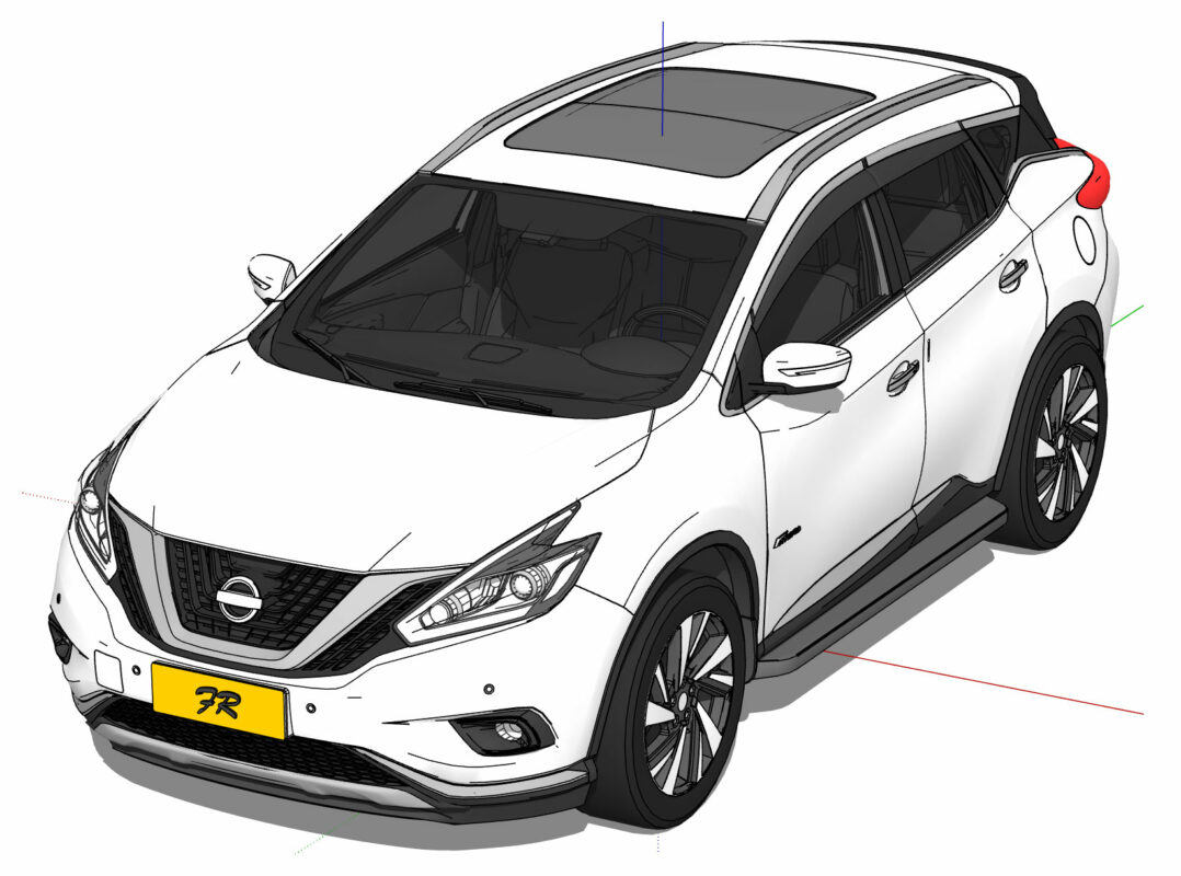 3D модель Nissan Murano 3D Модель