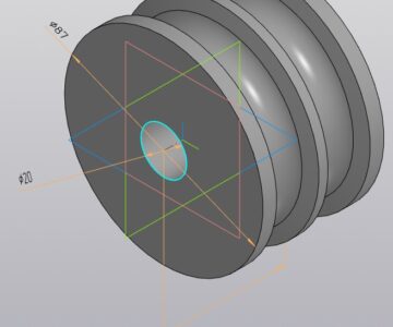 3D модель Ролик для гидравлических шлангов на каретку вилочного погрузчика (кара) Heli