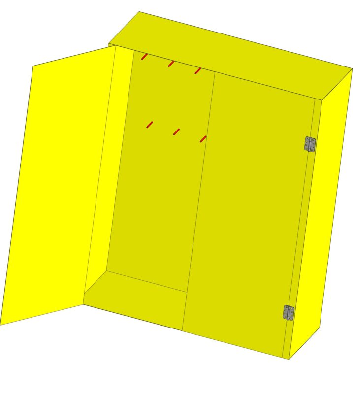 3D модель 3-D модель шкафа для хранения строп