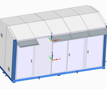 3D модель КТП 1000 кВа Сэнгвич