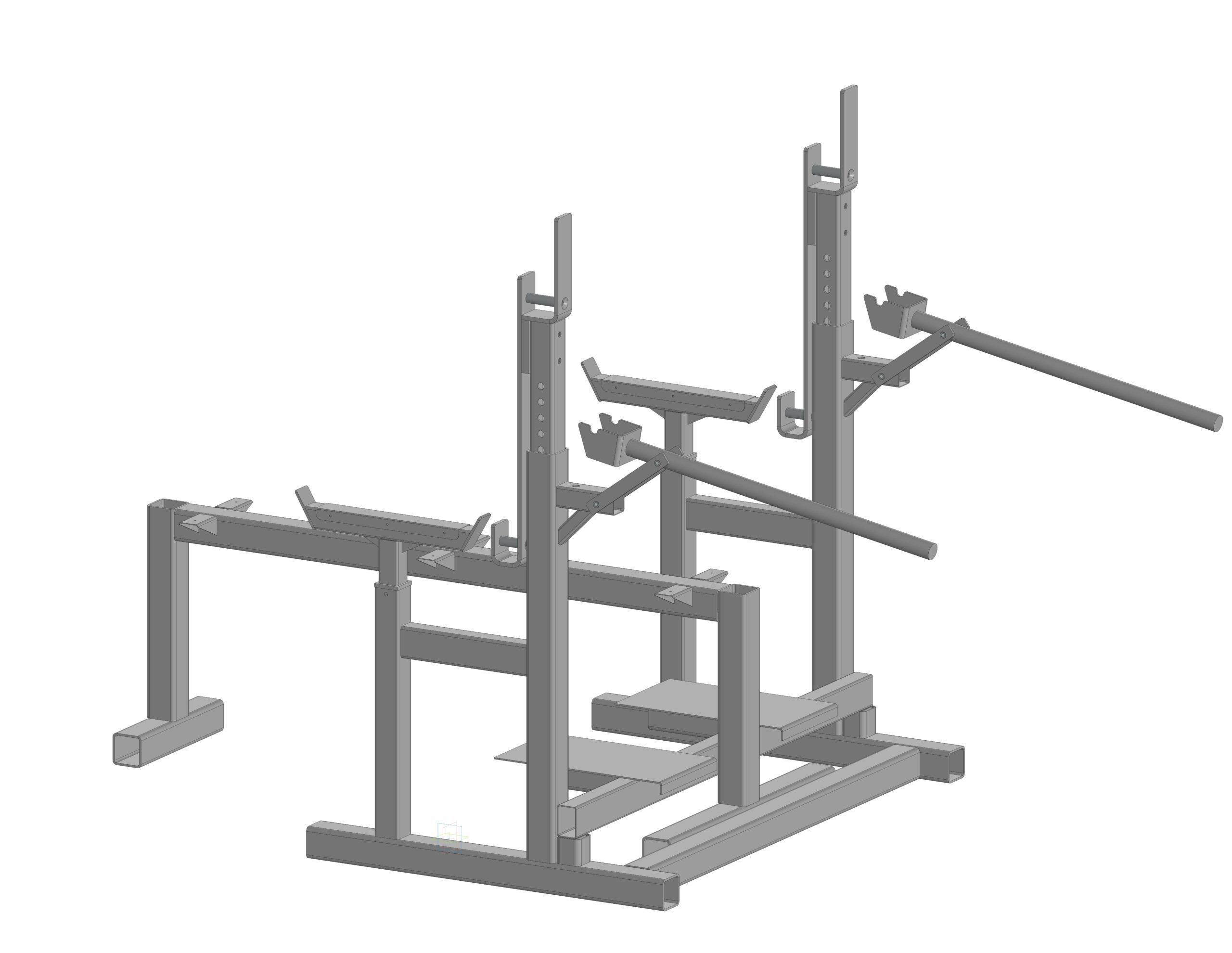 3D модель Стойка для жима  1100х1725х1485 мм.