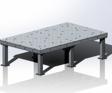 3D модель Сварочно-зачистной стол 2500х1500х700 (ДхШхВ)