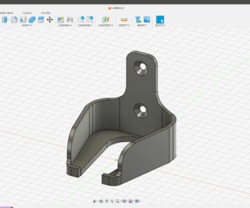 3D модель Держатель экструдера флюса