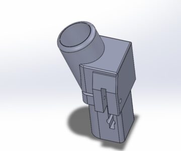 3D модель Крепление ручки детского велосипеда