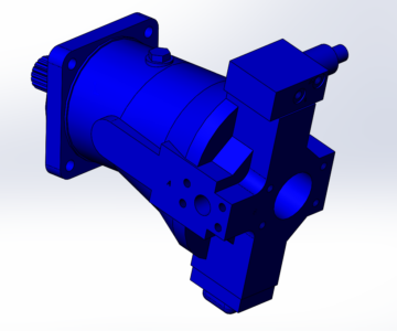 3D модель Гидронасос 313.4.80.200.3 ПСМ