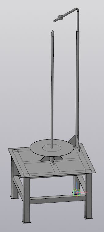 3D модель Шаурмячный стол