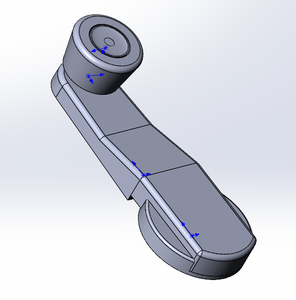 3D модель Ручка стеклоподьемника ВАЗ 2110