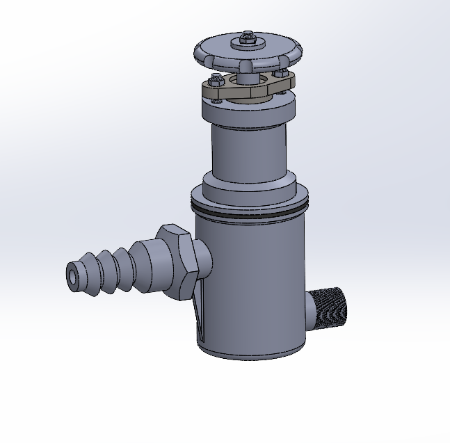 3D модель Клапан МЧ00.52 SolidWorks