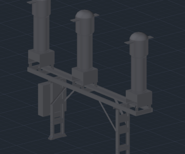 3D модель 3D модель ТН-110кВ