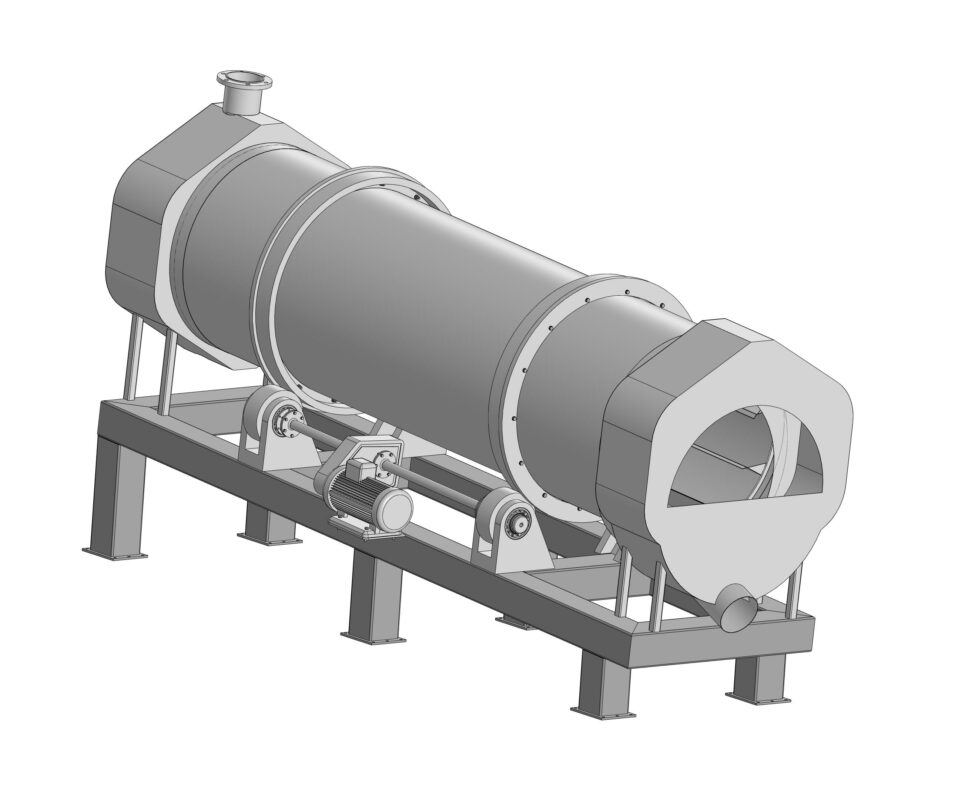 3D модель Сушилка барабанная