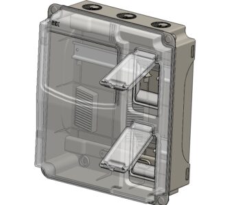 3D модель Корпус пластиковый ЩУРн-П 3/6 Krepta 3 IP66 PC пластик. IEK MSP3-N-06-66-L