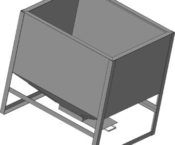 3D модель Бункер для зерна 1212х1012х1200