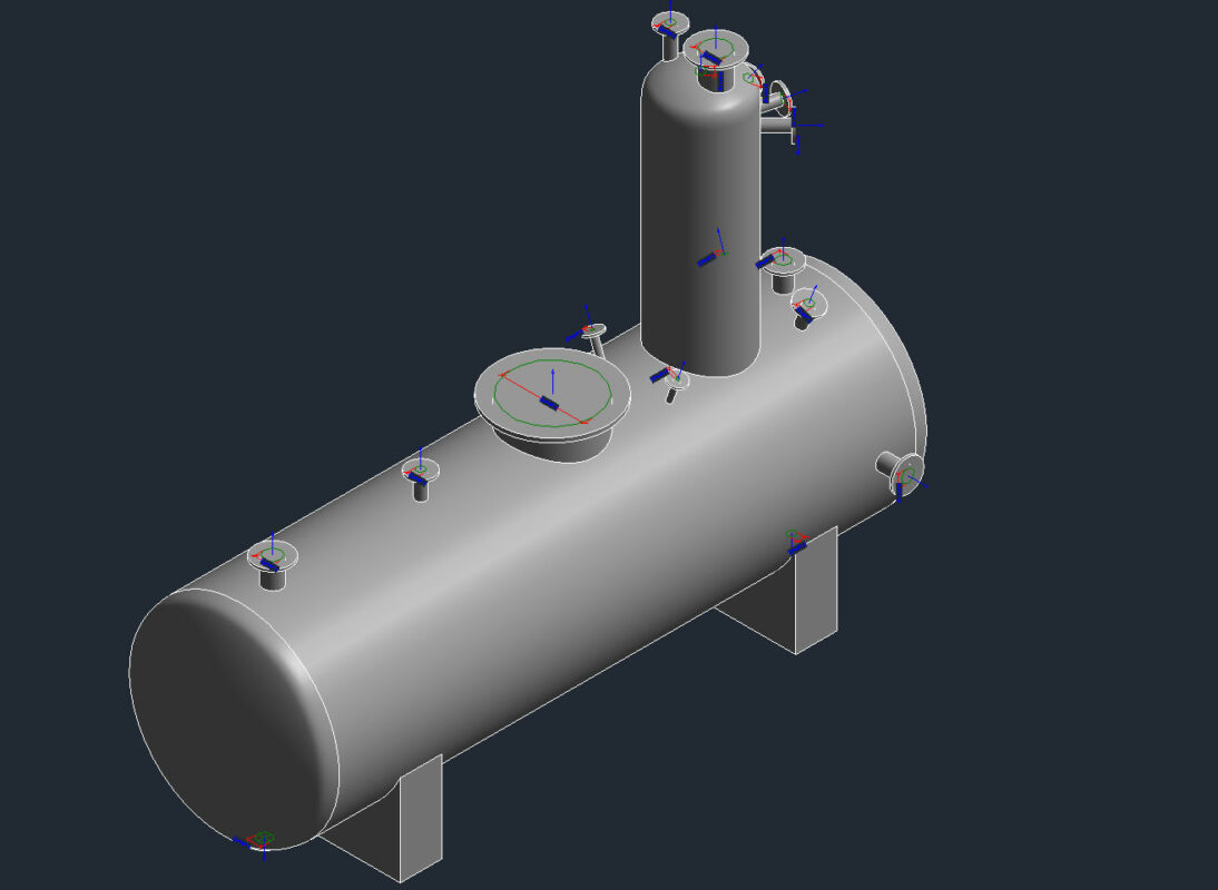 3D модель 3D Модель Деаэратор ДА-10/4