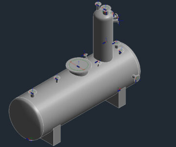 3D модель 3D Модель Деаэратор ДА-10/4