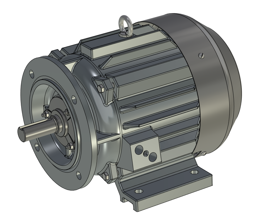 3D модель Электродвигатель АО 41-6