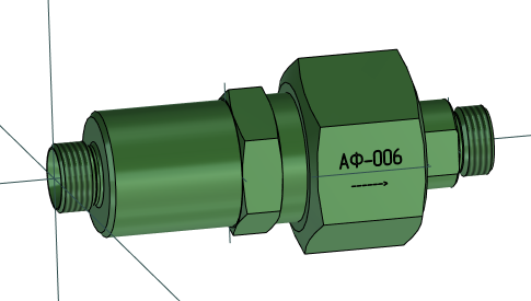 3D модель Фильтр АФ-006