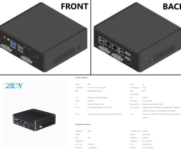 3D модель Мини-ПК (модель XCY X30G-N4000/J4125)