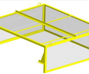 3D модель Ограждение натяжной секции ленточного конвейера